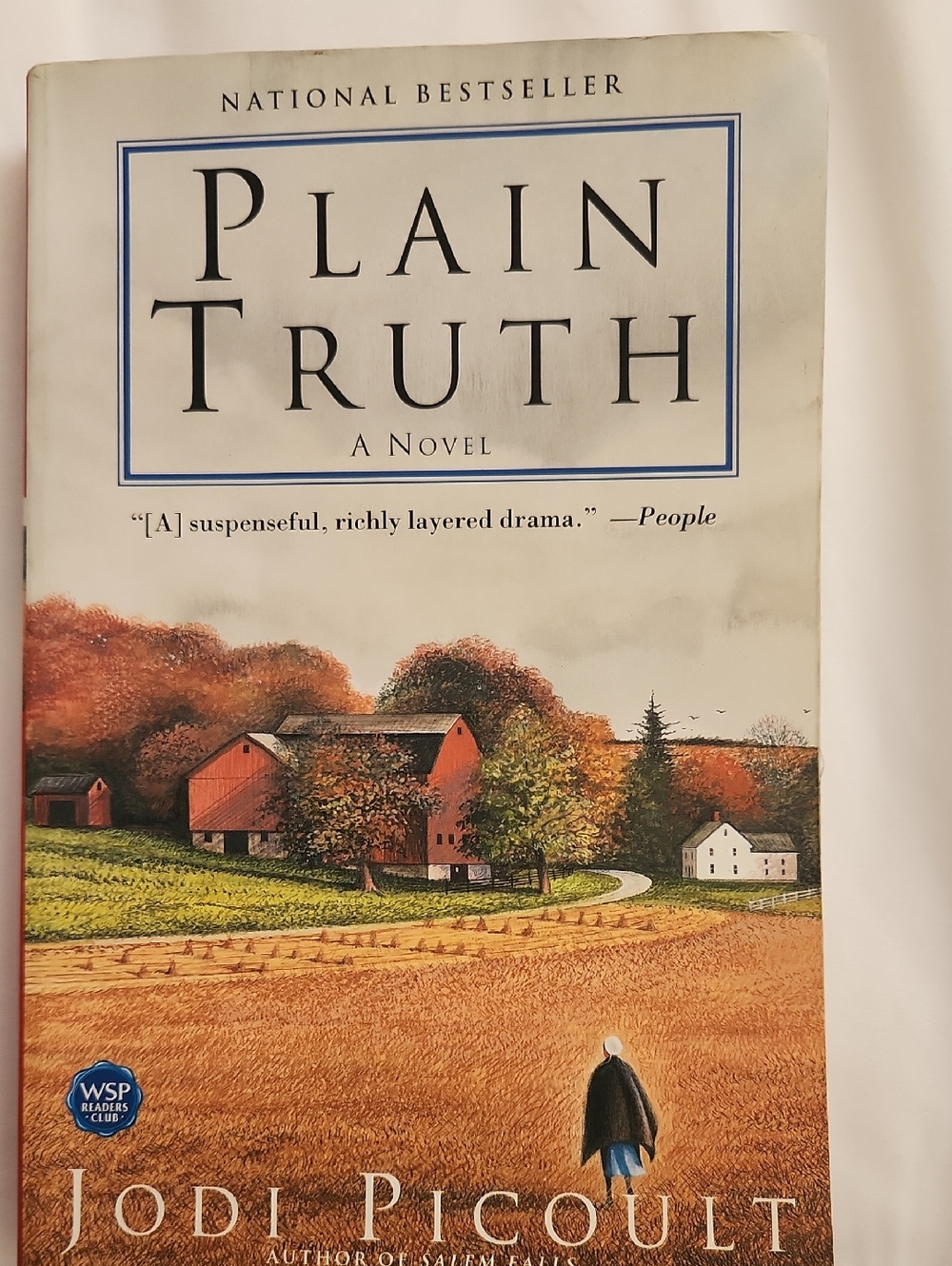 Plain Truth by Jodi Picoult - White & Earth Tone Cover